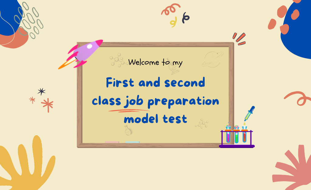First and second class job preparation model test