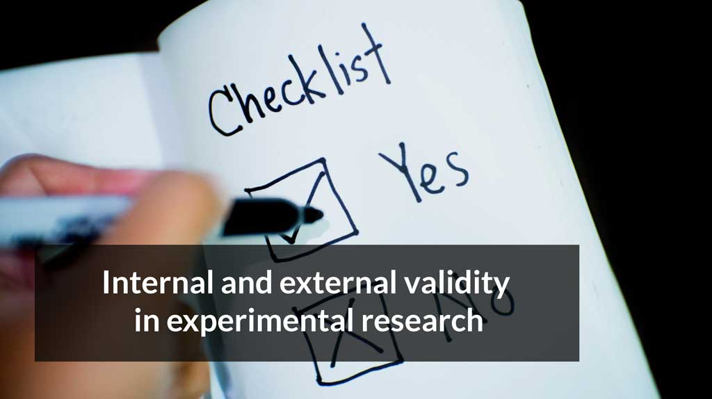 Read more about the article Internal and external validity in experimental research