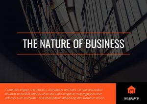 Read more about the article The Nature of Business