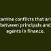Principal-agent conflict