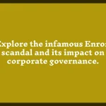 Lessons from the Enron Scandal!