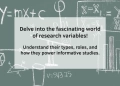 variables in a research study