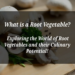 what is a root vegetable